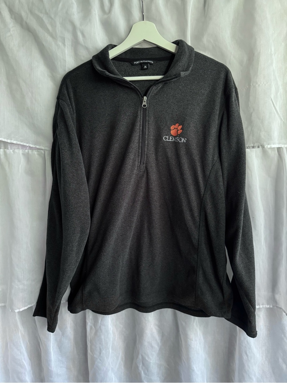 Clemson Quarter Zip Pullover Jacket